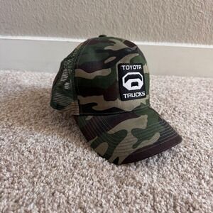 Toyota Trucks Tundra Camo Mesh Snapback Trucker Hat Camouflage Hat